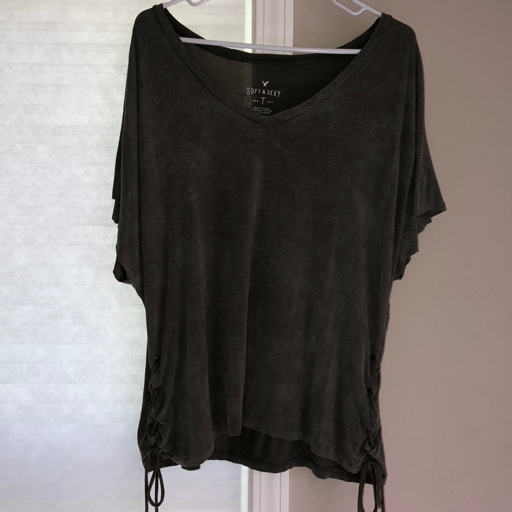 Army Green V-Neck